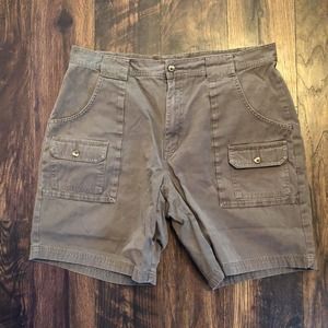 GUIDE SERIES SHORTS MENS 38 ZIPPER BUTTON FLY HIKING OUTDOORS 9” INSEAM POCKETS